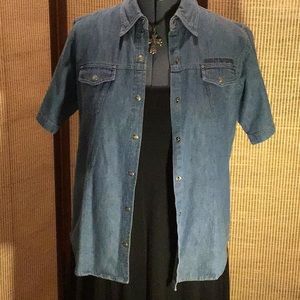 Harley Davidson denim Shirt. Sz L